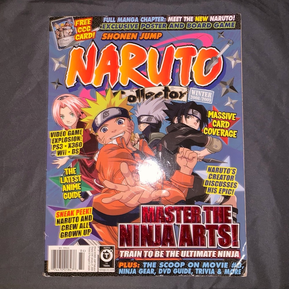Naruto Collector Magazine Winter 2008/2009 Shonen Jump